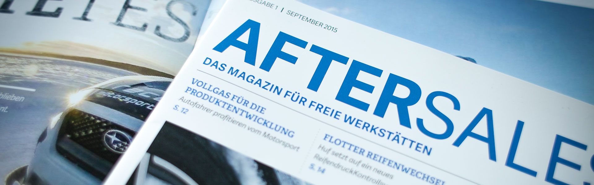 Cover of the Aftersales magazine