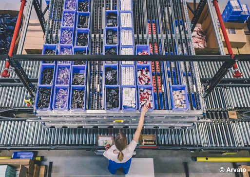 Arvato logistics center Hamm Douglas picking